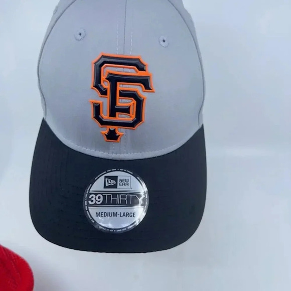 New Era Other - NEW New Era MLB San Francisco Giants 39THIRTY Flex Fit Hat Gray Black Mens M/L